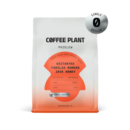 Kawa ziarnista COFFEE PLANT Kostaryka Familia Romero Java Honey 250g