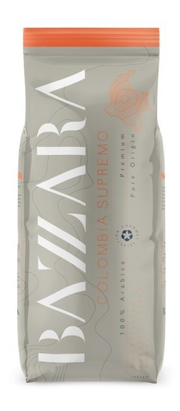 Kawa ziarnista Bazzara Espresso Colombia Supremo 1kg