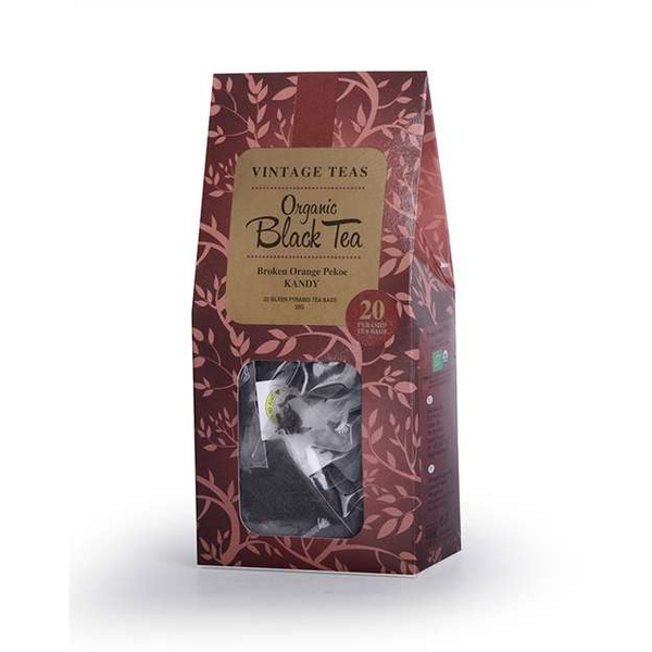 Czarna herbata Vintage Teas Organic Black Tea 20x2,5g
