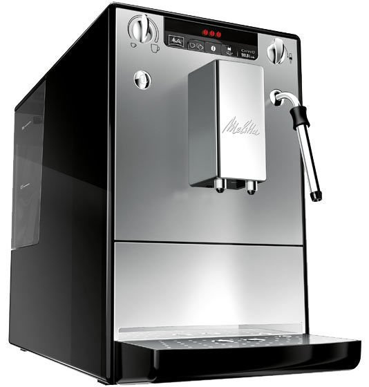 Ekspres do kawy Melitta E953-102 Solo & Milk - srebrno-czarny - NIEDOSTĘPNY