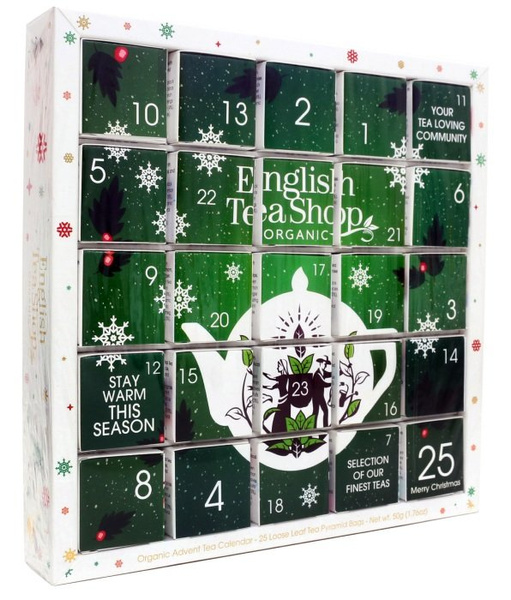 Kalendarz adwentowy English Tea Shop Green Puzzle 25x2g - NIEDOSTĘPNY