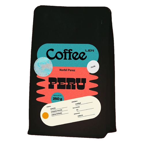 Kawa ziarnista Leń Coffee Peru Norbil Perez 250g