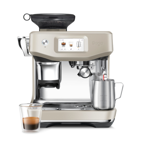 Ekspres do kawy Sage the Barista Touch™ Impress SES882ALM - Beżowy + ZESTAW AKCESORIÓW BARISTY GRATIS