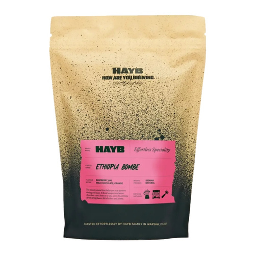 Kawa ziarnista HAYB Etiopia Bombe ESPRESSO 250g – NIEDOSTĘPNY