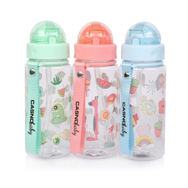 Butelka na wodę dla dzieci Casno Willy 400 ml - Niebieska