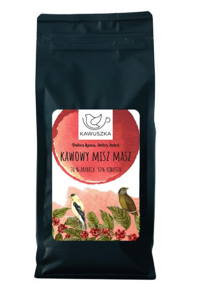 Kawa ziarnista Kawuszka Kawowy Misz Masz 1kg