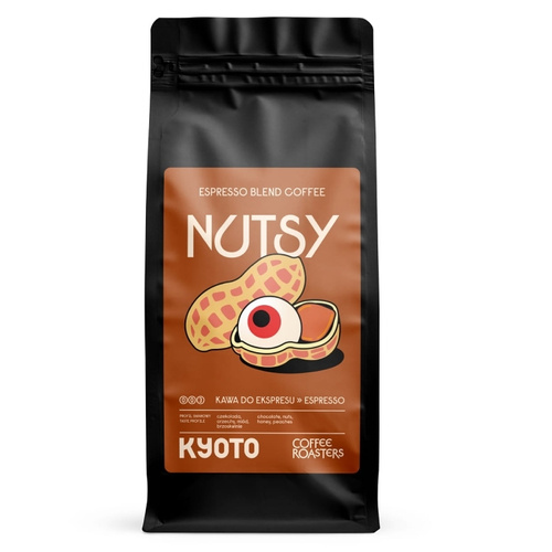 Kawa ziarnista KYOTO Nutsy 1kg - opinie w konesso.pl