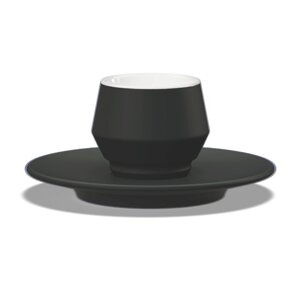 Filiżanka do kawy Club House Maniko 120 ml - Czarna