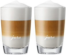 Szklanka do kawy latte JURA - zestaw 2 sztuk