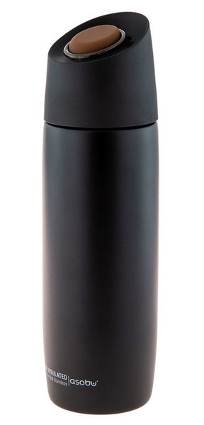 Asobu 5th Avenue Coffee Tumbler Black - czarny kubek termiczny 390 ml - NIEDOSTĘPNY