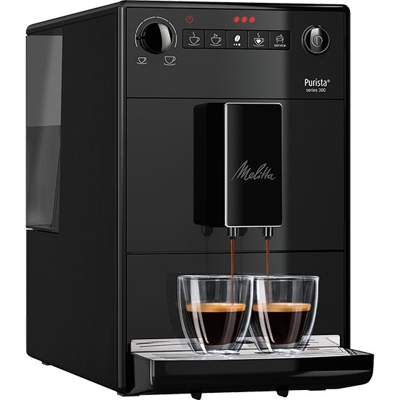 Ekspres do kawy Melitta Purista F23/0-002 Pure Black + GRATIS 1KG KAWY