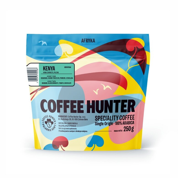 Kawa ziarnista COFFEE HUNTER Kenya Kirinyaga 250g 