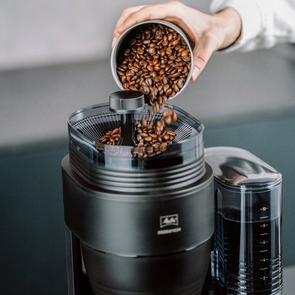 Ekspres przelewowy Melitta AromaFresh PRO II 1030-01 - Czarny mat + 250G KAWY GRATIS