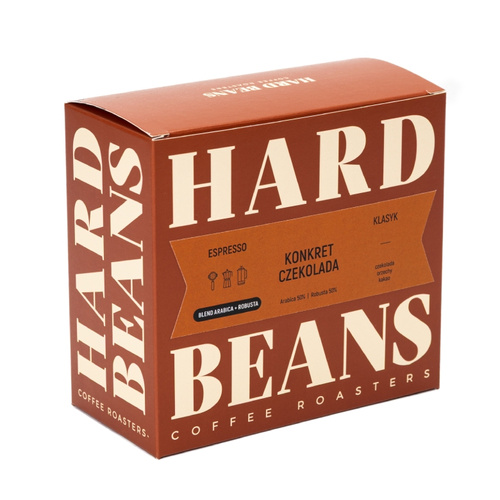 Kawa ziarnista Hard Beans Konkret Czekolada Espresso 250g