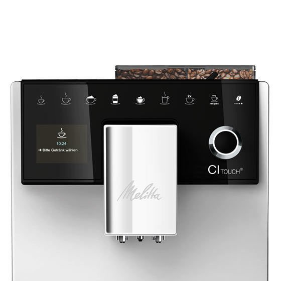 OUTLET 13866 - Ekspres do kawy Melitta F63-101 Caffeo CI Touch - srebrny