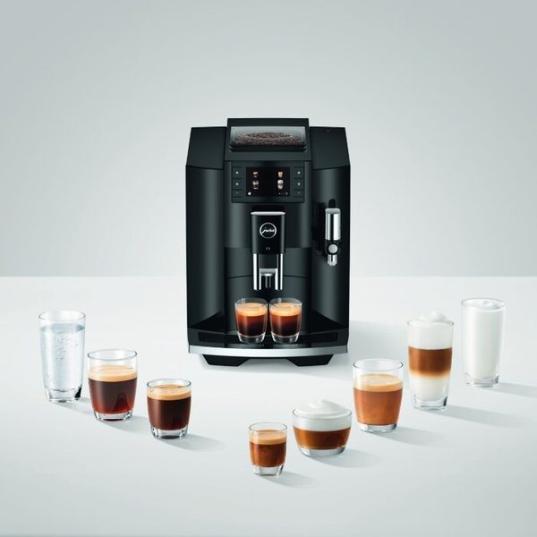 Ekspres do kawy Jura E8 Piano Black (EC) + 3KG KAWY GRATIS