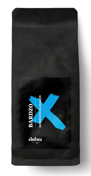 Kawa ziarnista Dobra BARDZO - Kompozycja Ziaren 1kg