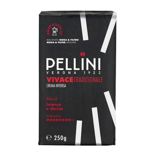 Kawa mielona Pellini Vivace Tradizionale 250g - opinie w konesso.pl