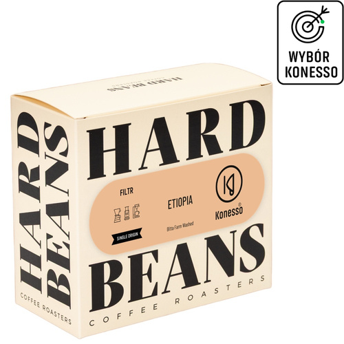Kawa ziarnista Hard Beans Etiopia Bitta Farm Filtr - KONESSO 250g