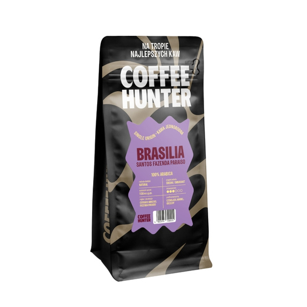 Kawa ziarnista COFFEE HUNTER Brazylia Santos Fazenda Paraiso 250g