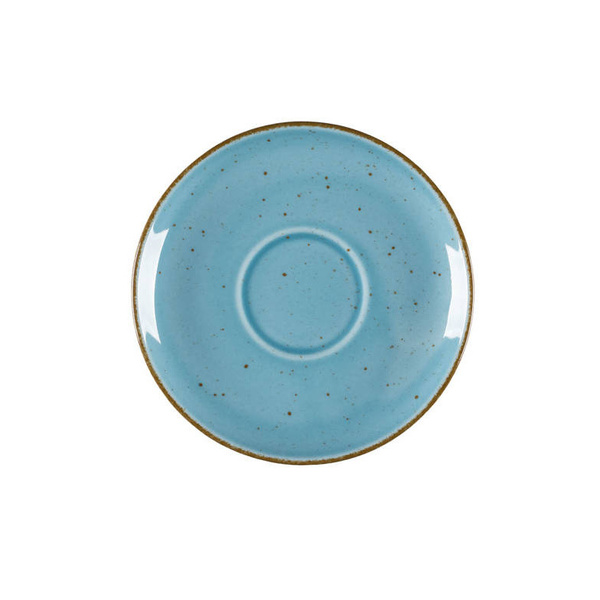 Filiżanka ze spodkiem Lubiana Aida ART 180 ml - Turkusowa