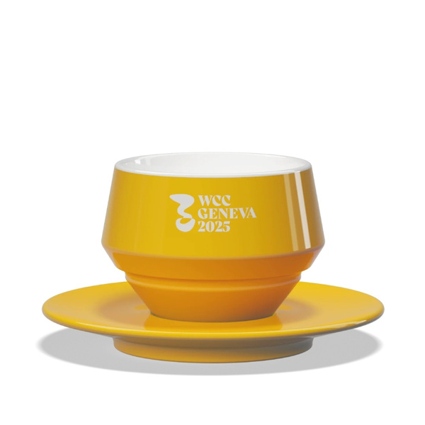 Filiżanka Club House World Latte Art Championship Geneva 300 ml - Bursztynowa