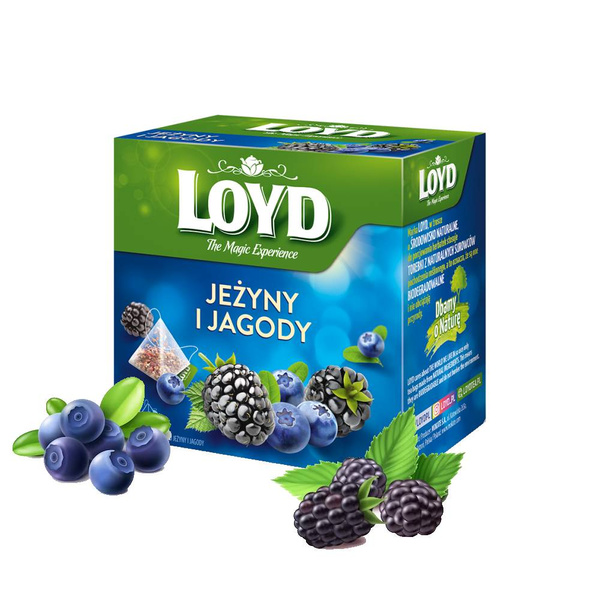 Herbata owocowa Loyd Jeżyny i jagody 20x2g