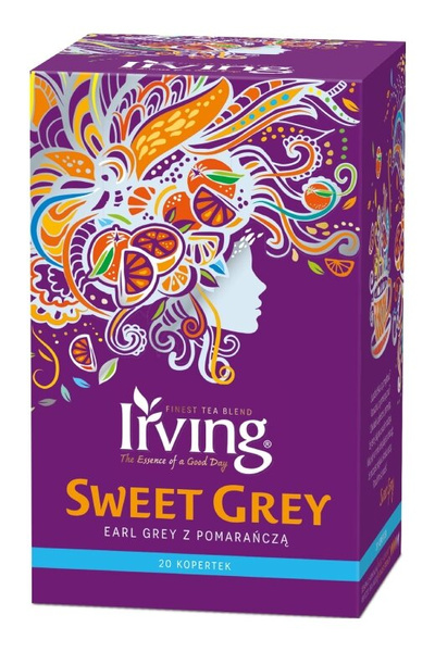 Herbata czarna Irving Sweet Grey koperty 20x1,5g