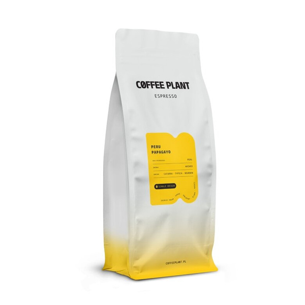 Kawa ziarnista COFFEE PLANT Peru Papagayo Espresso 1kg – NIEDOSTĘPNY