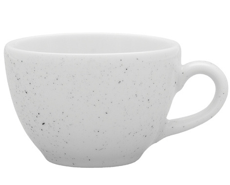 Filiżanka ze spodkiem Lubiana Aida ART 280 ml - Biała - opinie w konesso.pl