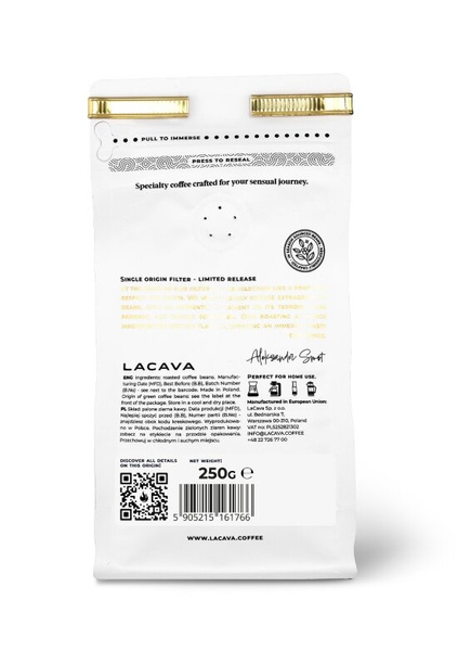 Kawa ziarnista LaCava Rwanda Muhondo Filter 250g – NIEDOSTĘPNY