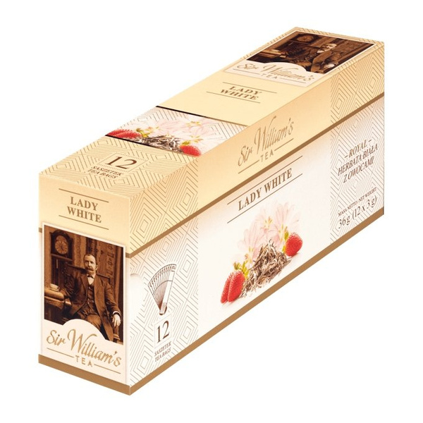 Biała herbata Sir Williams Royal Taste Lady White 12x3g – NIEDOSTĘPNY