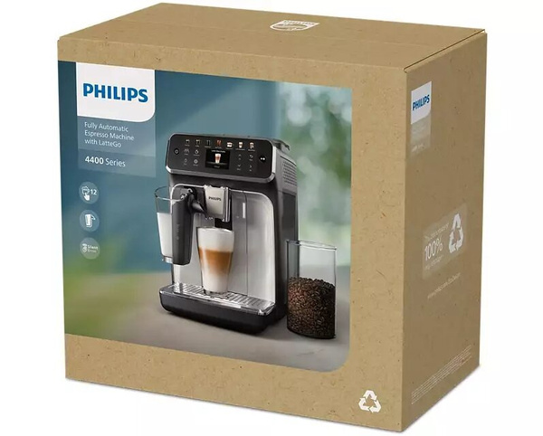 Ekspres do kawy Philips LatteGo EP4449/70 + GRATIS 2KG KAWY