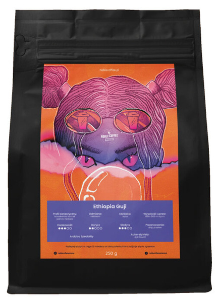Kawa ziarnista Noble Coffee Ethiopia Guji FILTR 250g