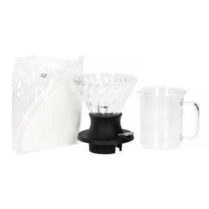 Zestaw Hario V60-02 Immersion Switch Server Set - drip + serwer + filtry - opinie w konesso.pl