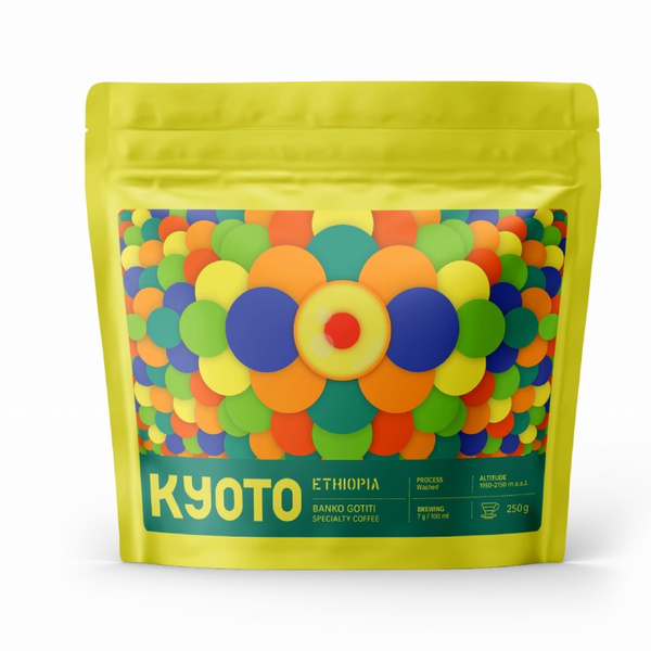 Kawa ziarnista Kyoto Ethiopia Gedeb 250g – NIEDOSTĘPNY