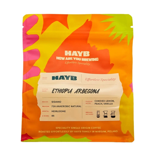 Kawa ziarnista HAYB Ethiopia Arbegona 250g – NIEDOSTĘPNY