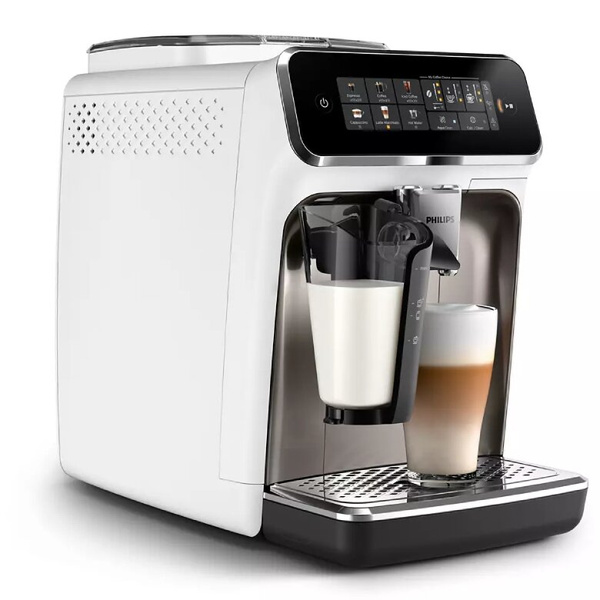 Ekspres do kawy Philips LatteGo EP3343/90 - Biały + GRATIS 2KG KAWY