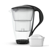Szklany dzbanek filtrujący Dafi Crystal LED 2.0 L Czarny + 1 Filtr Unimax
