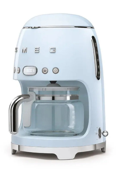 Przelewowy ekspres do kawy Smeg DCF02PBEU - Błękitny + GRATIS 250G KAWY