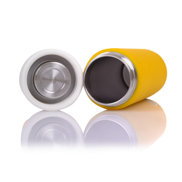 Butelka termiczna Casno Castle Peak Żółta - 400 ml