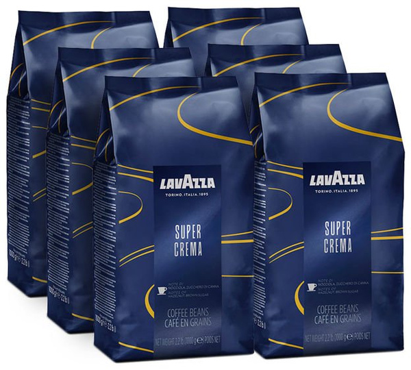 ZESTAW - Kawa Lavazza Super Crema 6x1kg