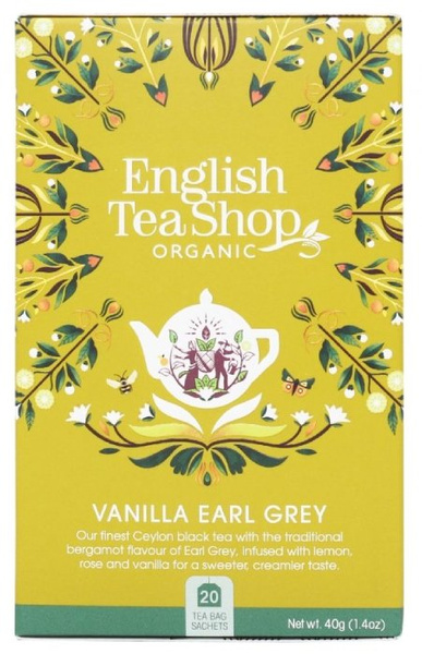 Czarna herbata English Tea Shop Vanilla Earl Grey 20x2g