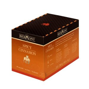 Herbata owocowo-ziołowa Richmont Spicy Cinnamon 40x6g - opinie w konesso.pl