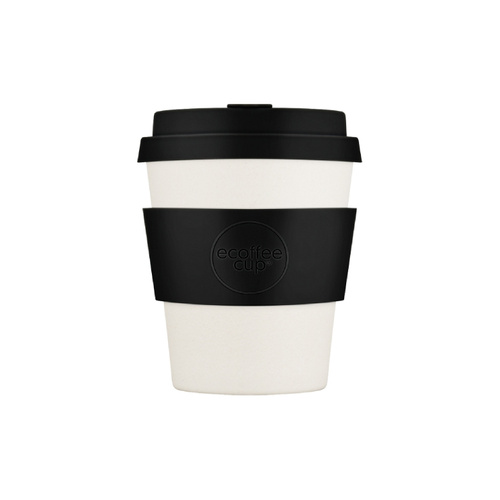 Kubek na wynos Ecoffee Cup Solid Colours 240ml - Black Nature - opinie w konesso.pl