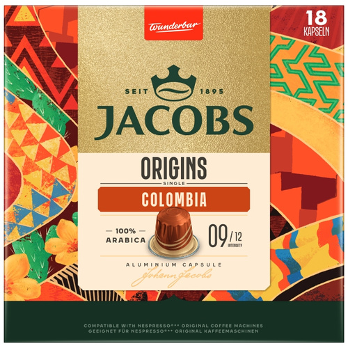 Kapsułki do Nespresso Jacobs Origins Colombia 18 szt.