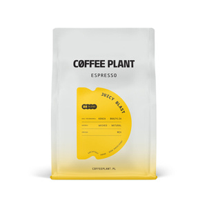 Kawa ziarnista COFFEE PLANT Juicy Blast Espresso 250g - opinie w konesso.pl