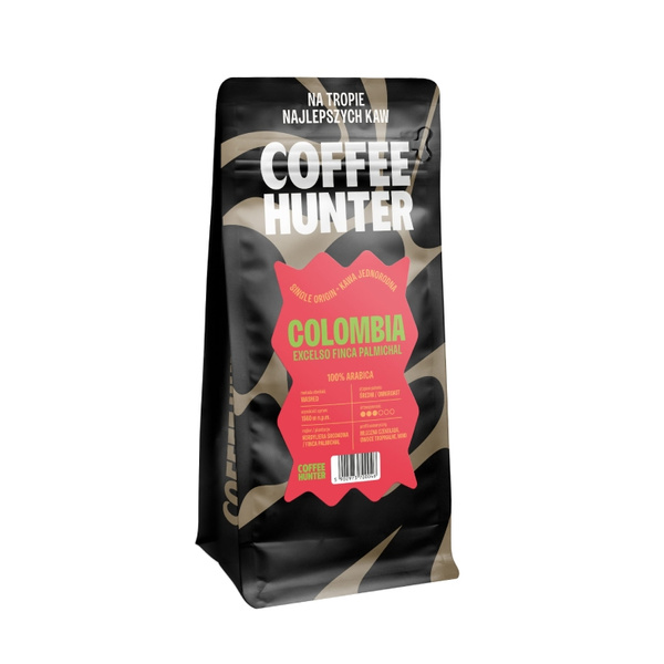 Kawa ziarnista COFFEE HUNTER Kolumbia Excelso Finca Palmichal 250g
