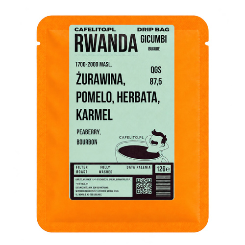 Drip Bag Cafelito Rwanda Gicumbi 12g