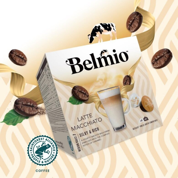 Kapsułki do Dolce Gusto zamienniki  Belmio Latte Macchiato 16 sztuk – NIEDOSTĘPNY